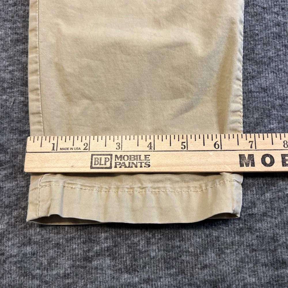 American Eagle Next Level‎ Flex Slim Straight Pants 32x34 Tan Cotton Blend Mens